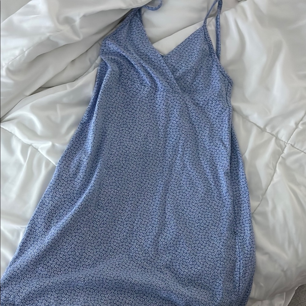 Brandy Melville Navy Spotted Dress
